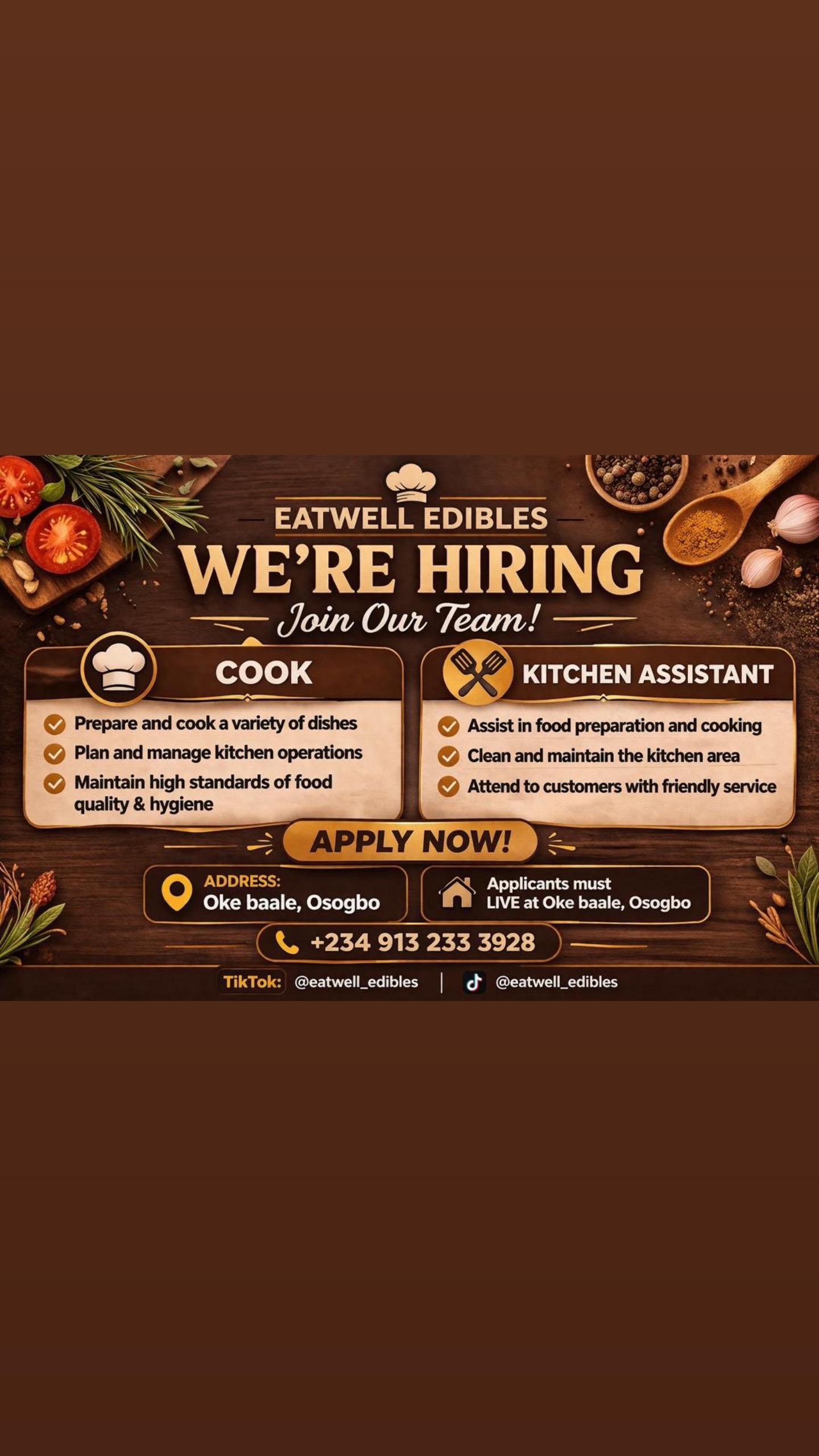 @Eatwell Edibles 🍱 (Osogbo)