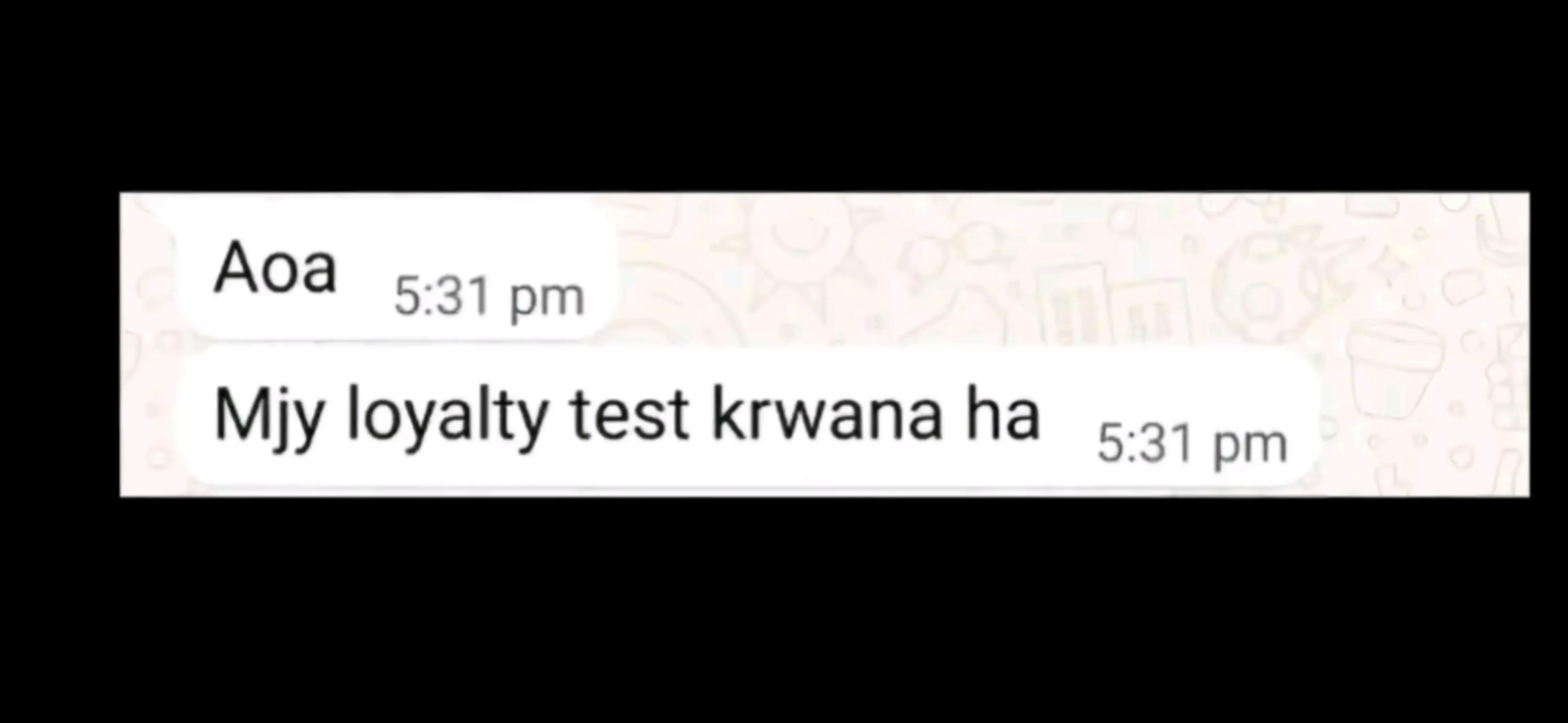 @Loyalty test official