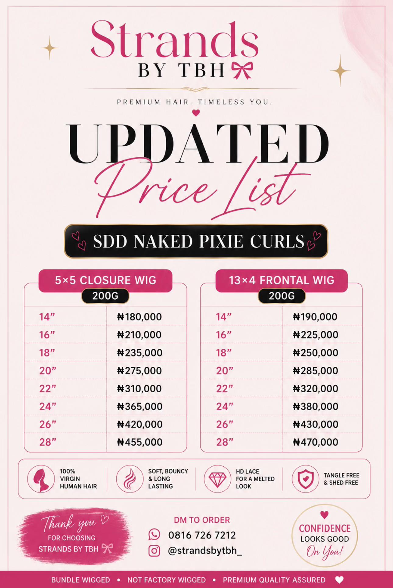 @Strands by TBH🎀| wig store