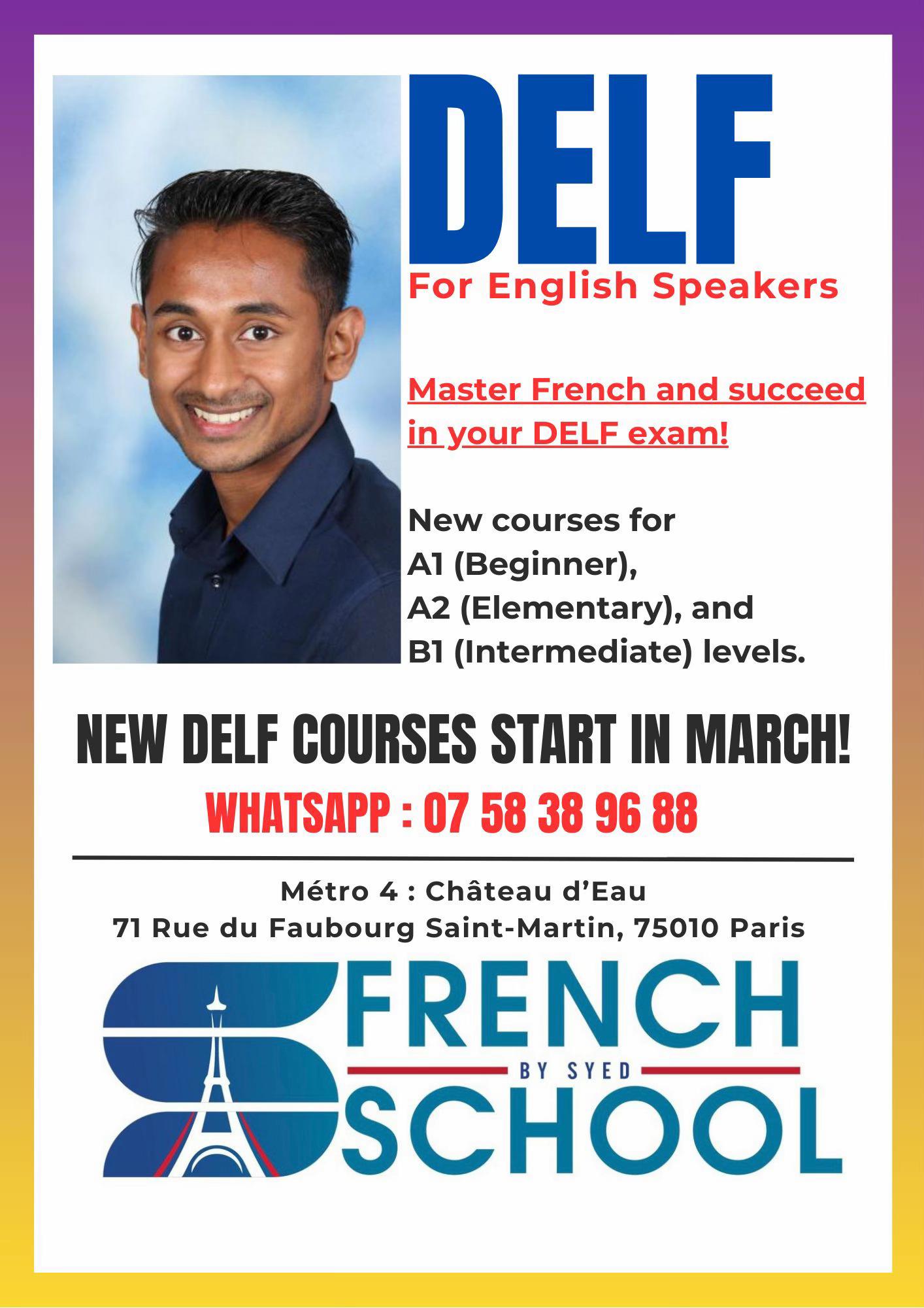 @FRENCH SCHOOL - By Syed