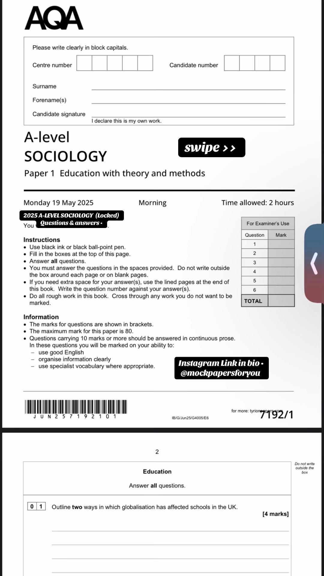 @AS/A-LEVEL & GCSE