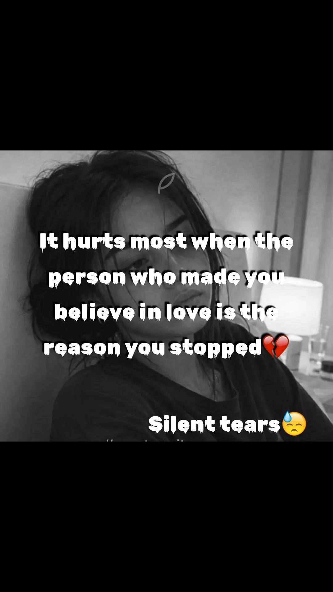 @😪Silent tears💔