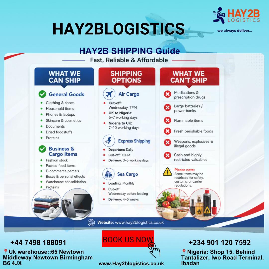 @Hay2blogistics LTD