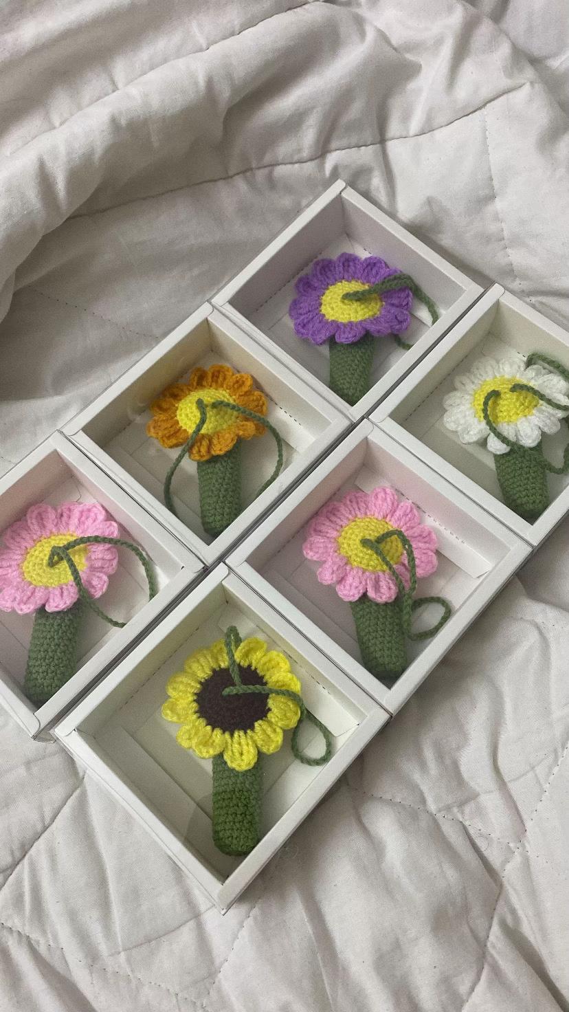 @crochet flower