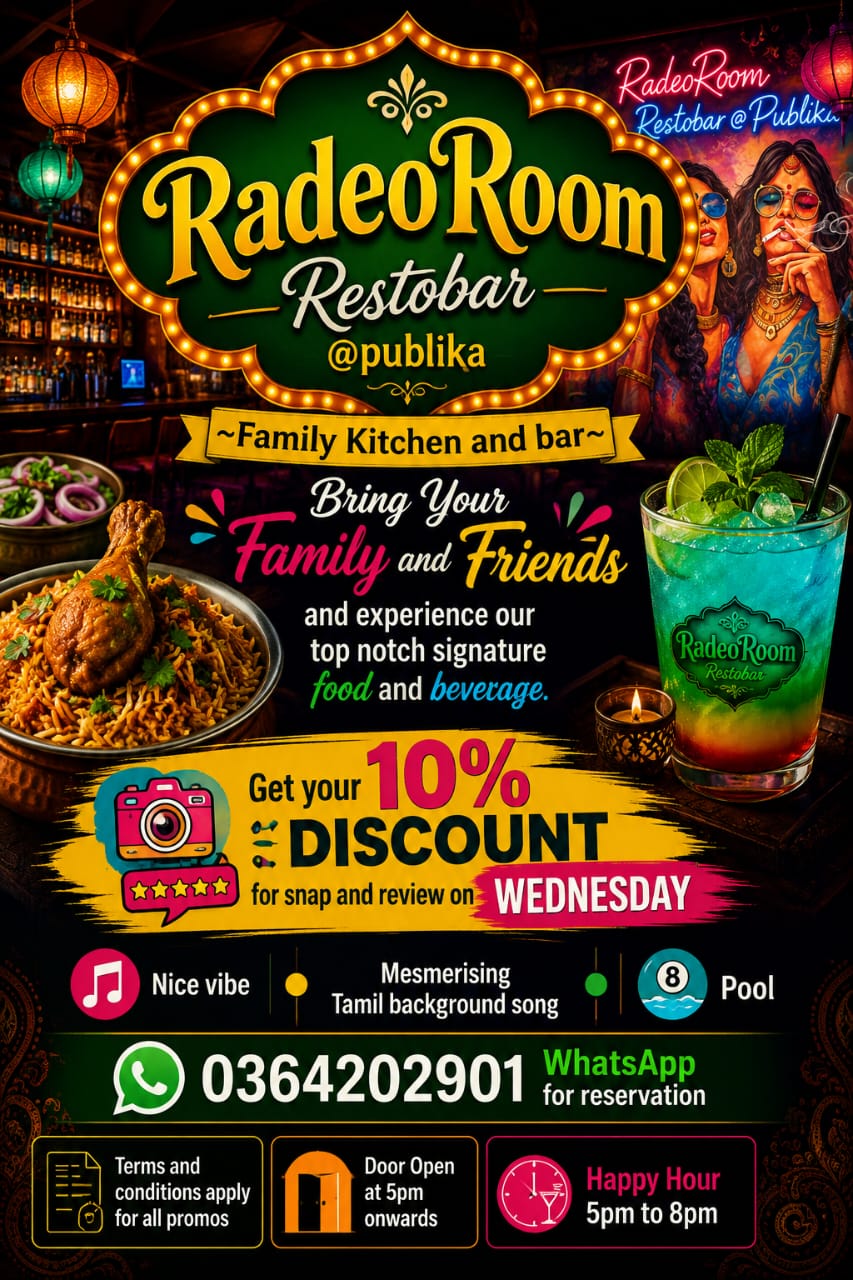 @RadeoRoomRestobar@Publika
