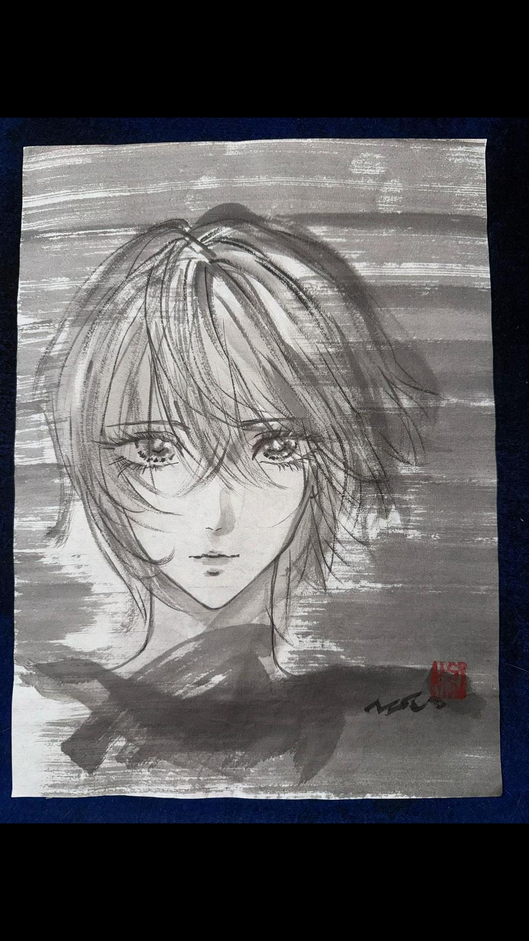 @まさい【うーちゃんちの墨絵画家】