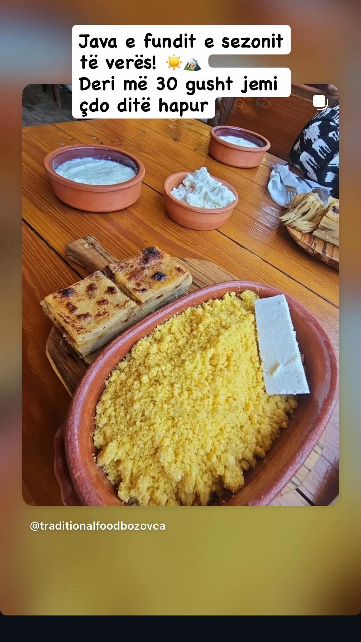 @Traditional Food "BOZOVCA"