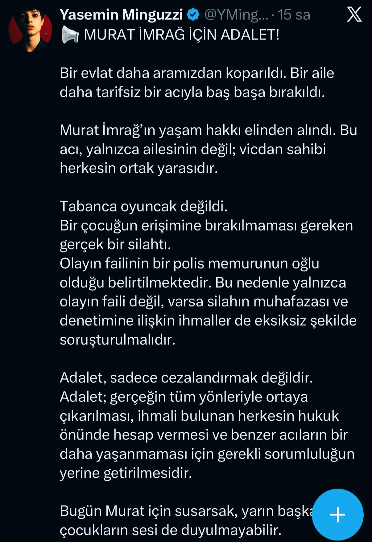 @Murat İmrağ İ&ccedil;in Adalet
