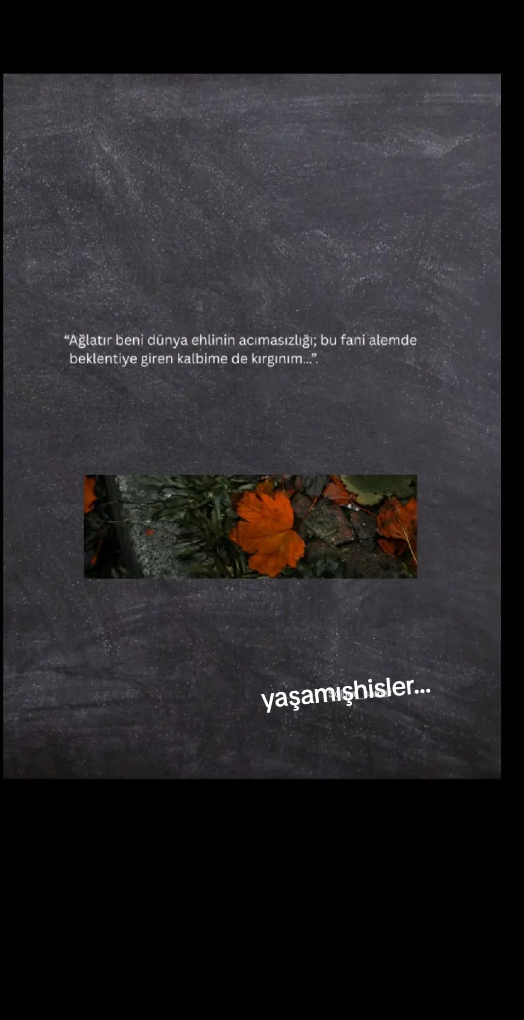 @YAŞANMIŞ HİSLER..