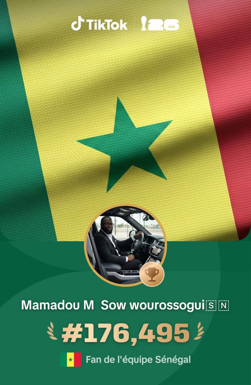 @Mamadou M Sow wourossogui🇸🇳