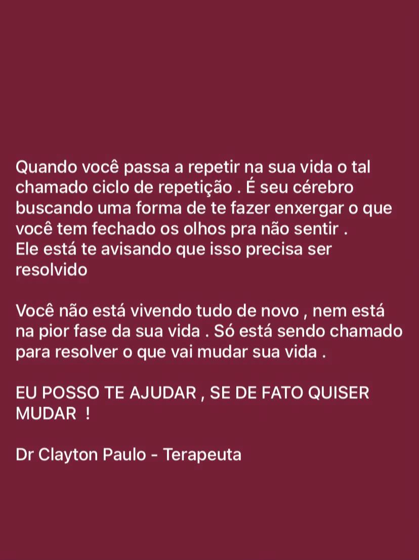 @Terapeuta Clayton Paulo