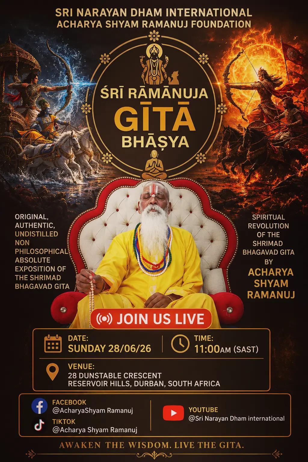 @Acharya Shyam Ramanuj