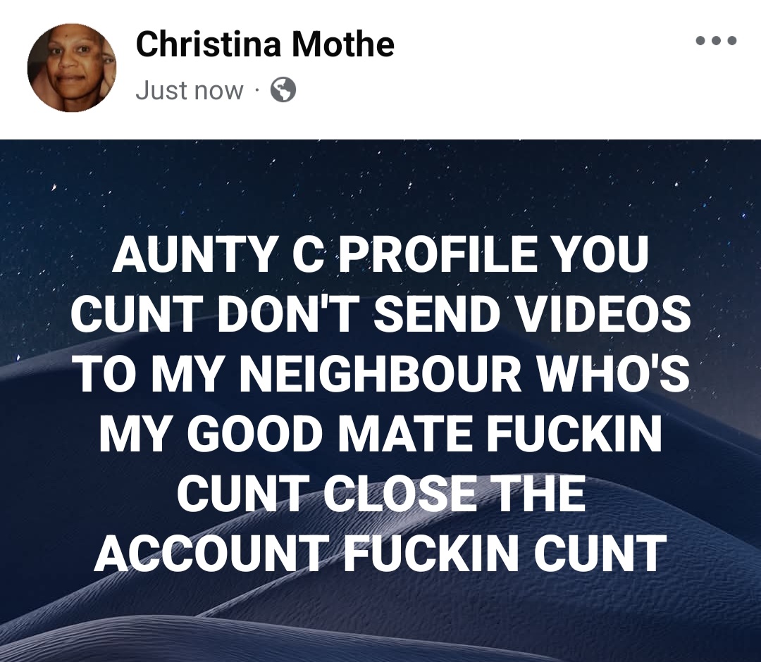 @Christina Mothe