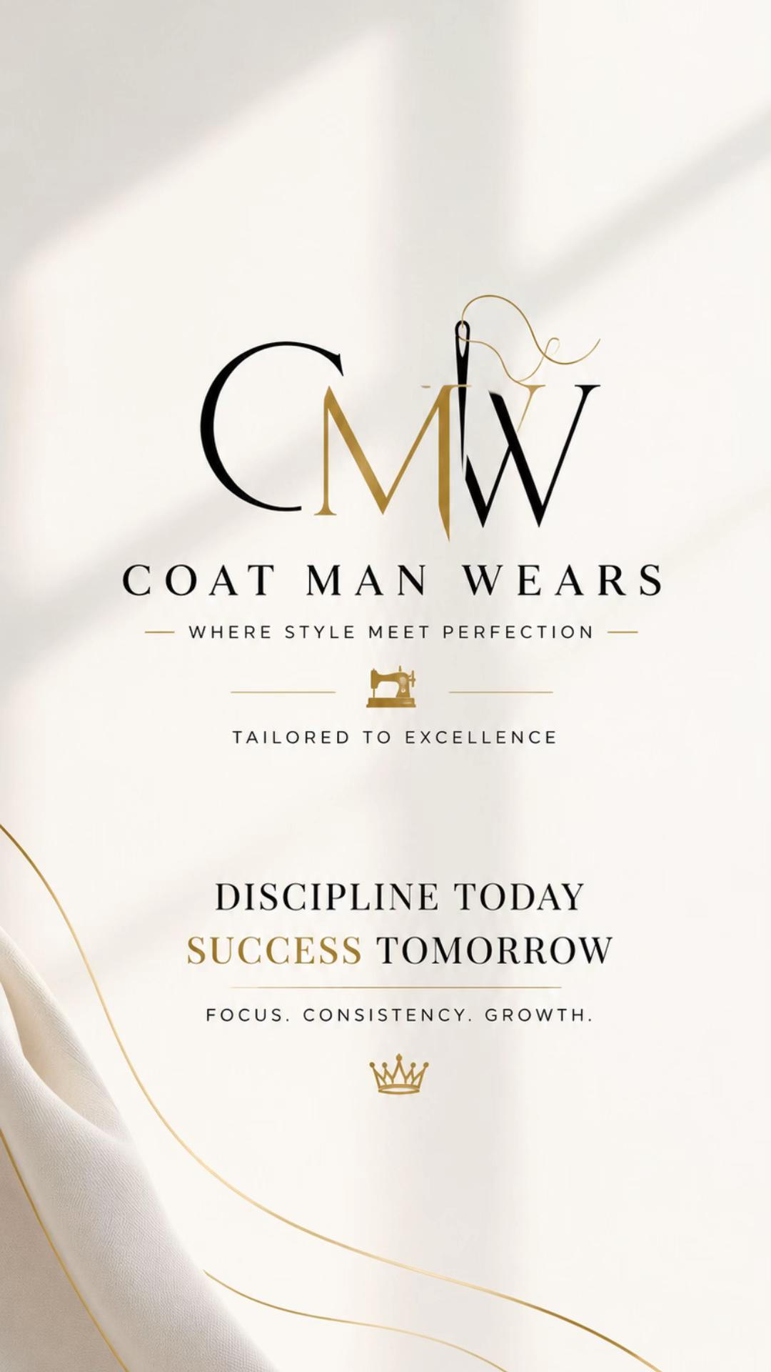 @Coat man wears 🪡✂️🧵💯
