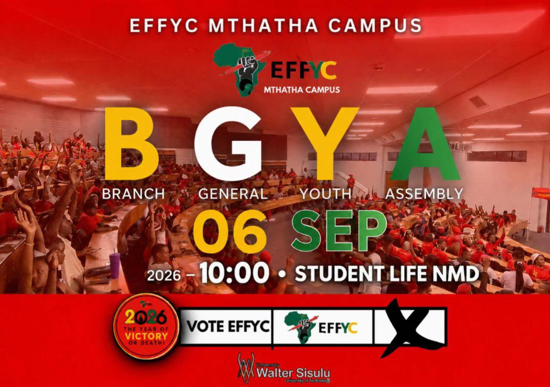 @EFFYC_WSU_MTHATHA Campus