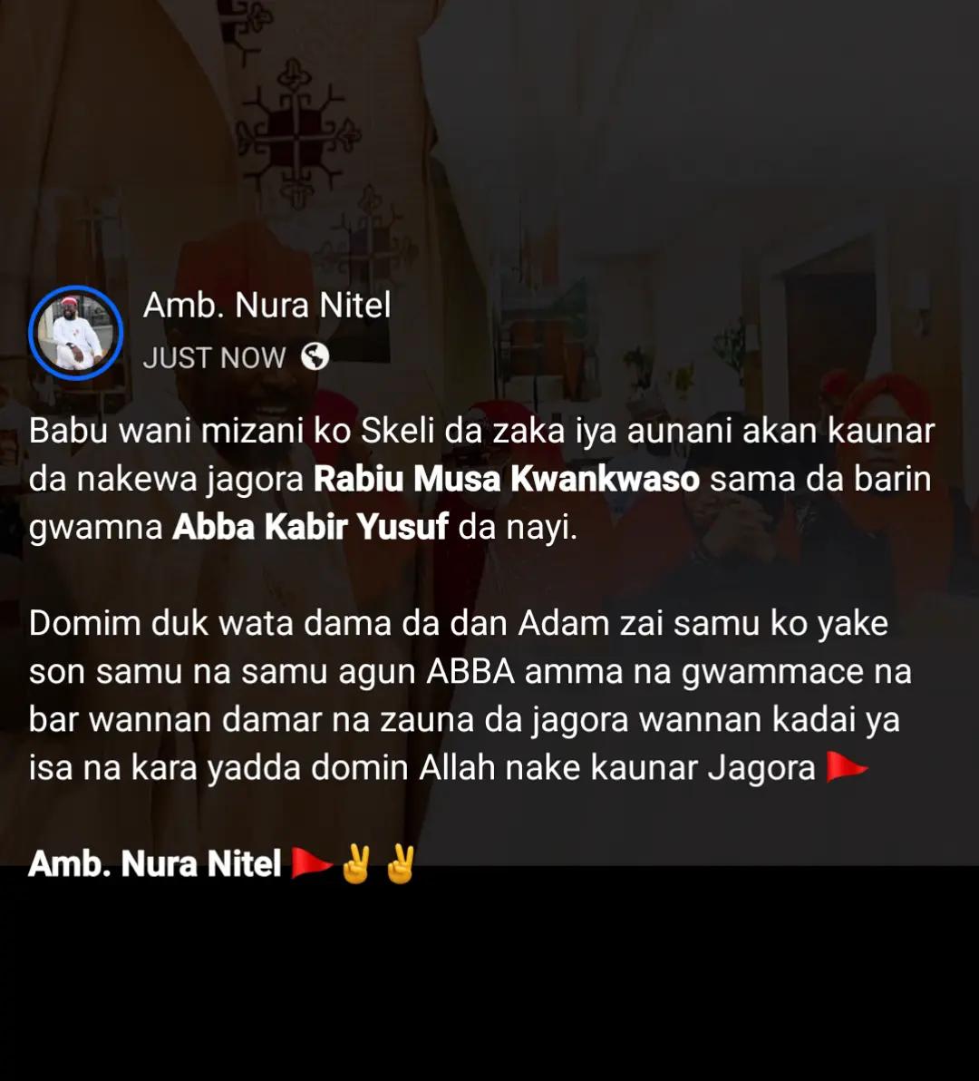 @Amb. Nura_Nitel