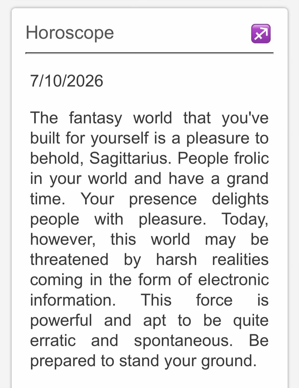 @Sagittarius