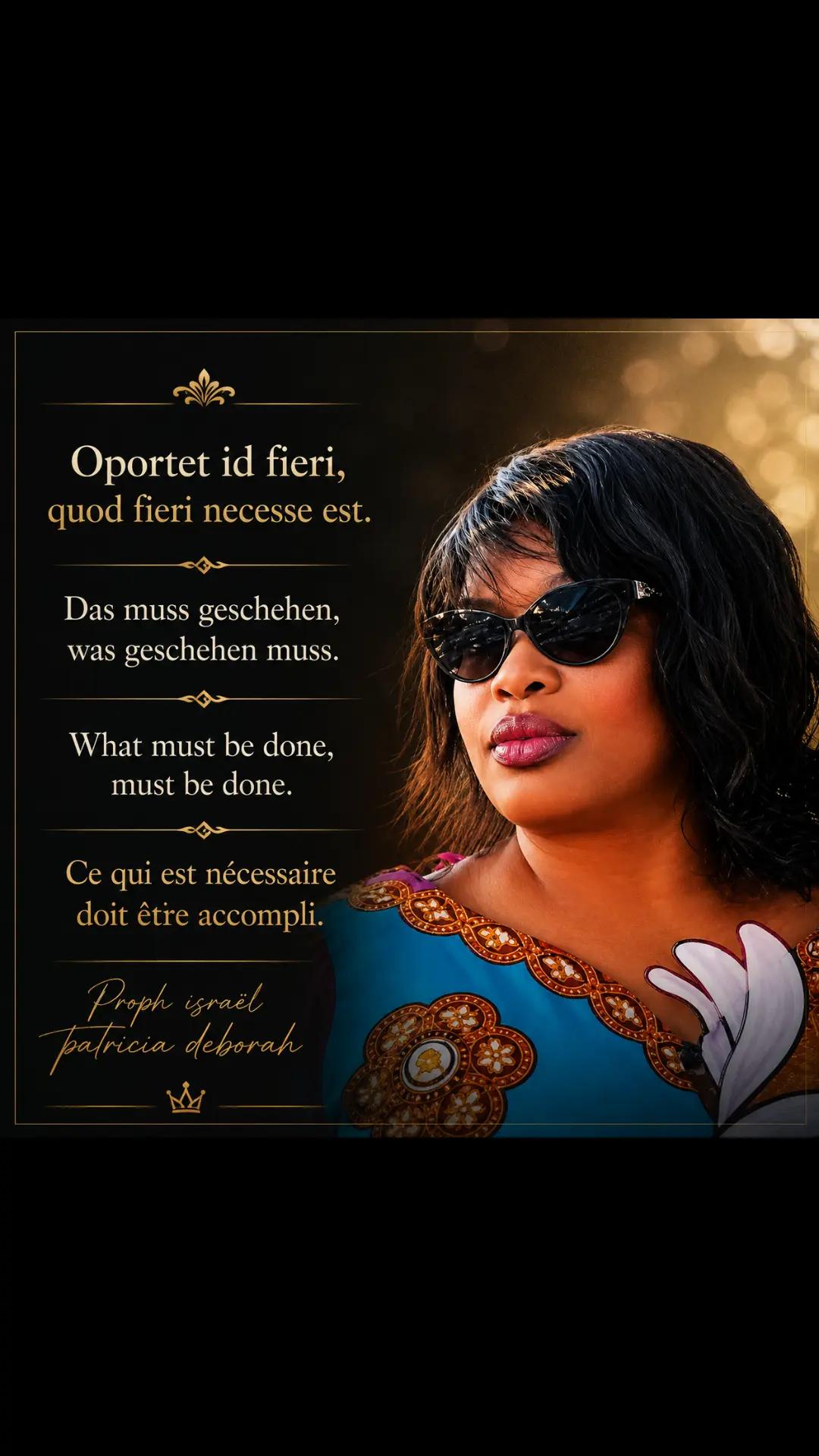 @Proph&eacute;tesse Isra&euml;l Patricia