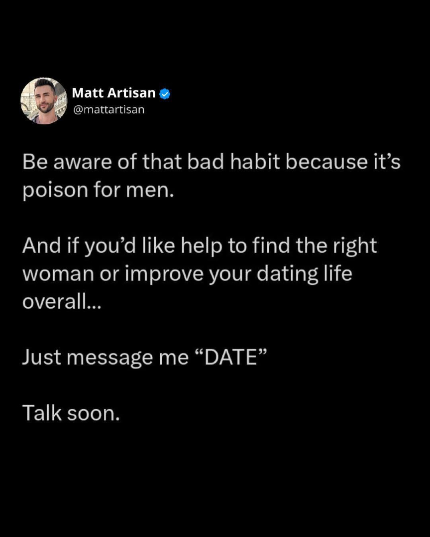 @Matt Artisan #1 Dating Coach