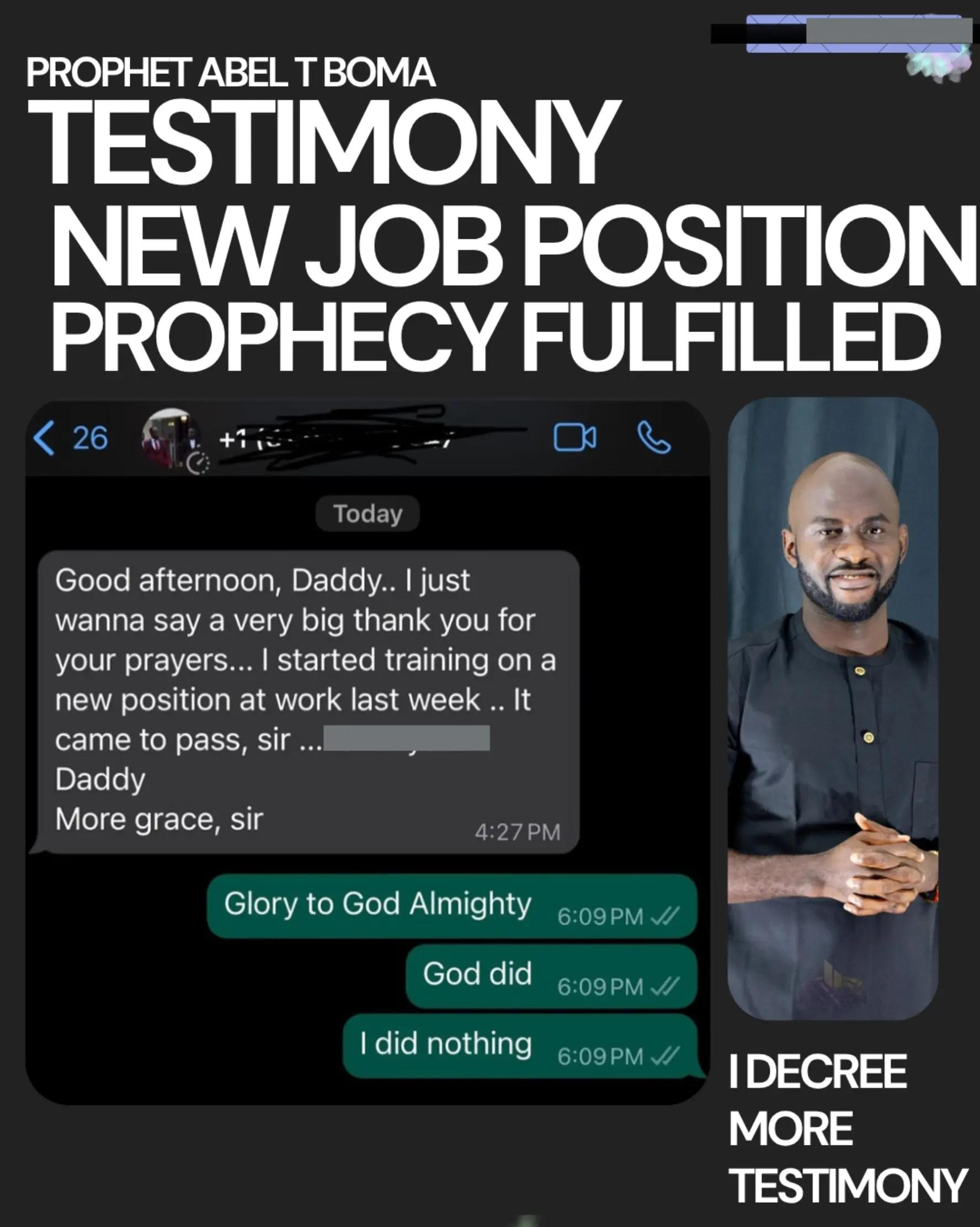 @PROPHET ABEL TAMUNOMINABO BOMA