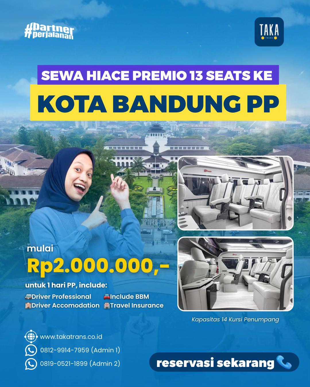 @Takatrans | Sewa Hiace Luxury