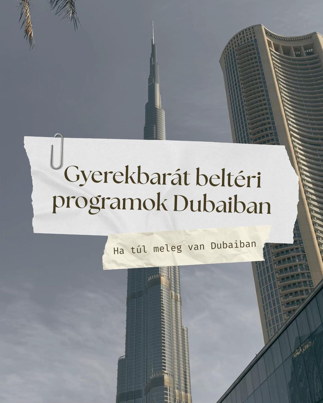 @Dubai Gyerekekkel