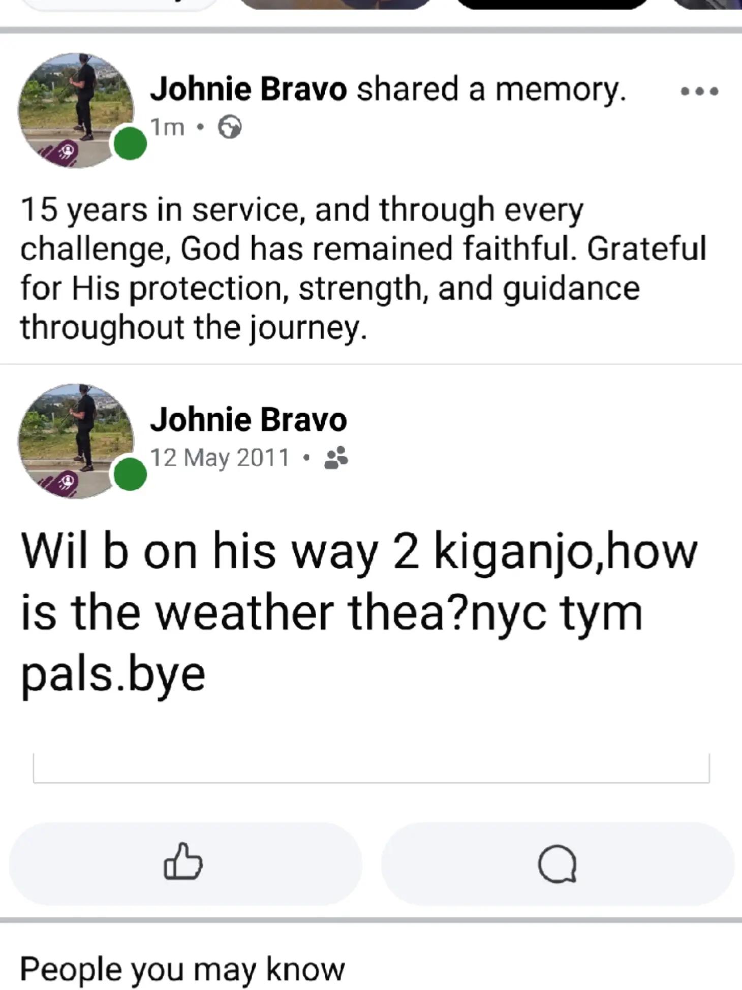 @Johnie Bravo
