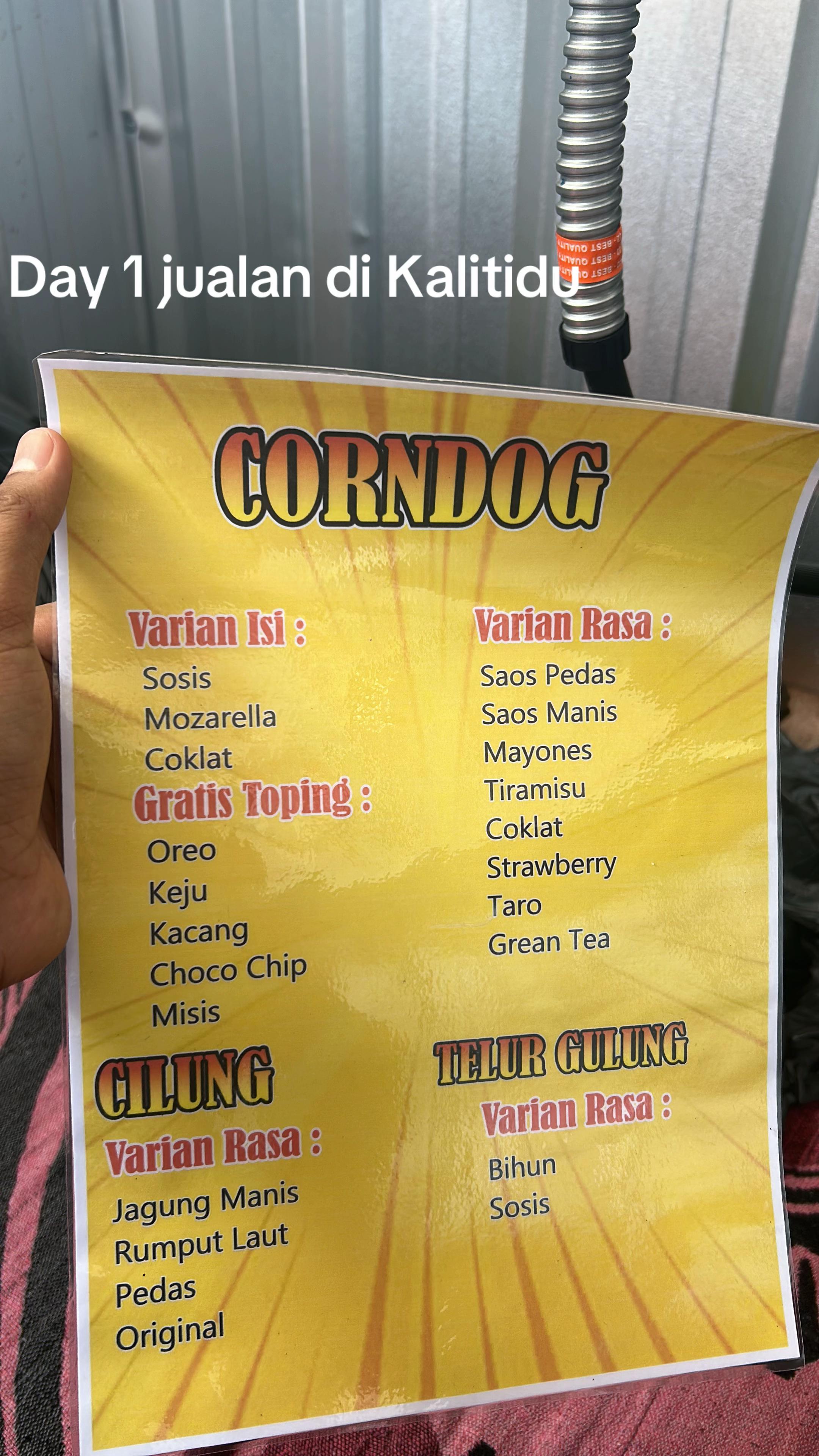 @CORNDOG CILUNG TELUR GULUNG