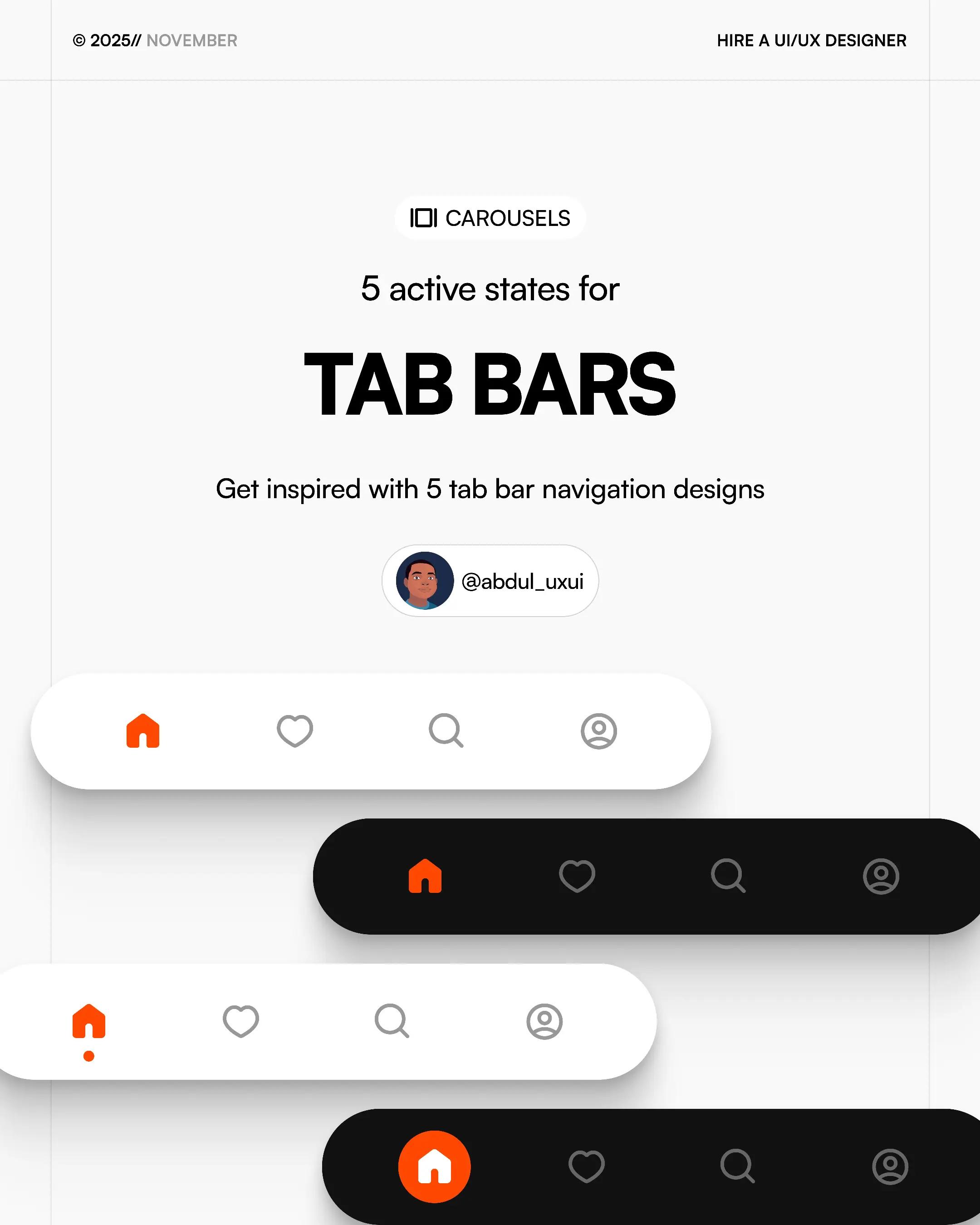 @Abdul &mdash; UI/UX Designer