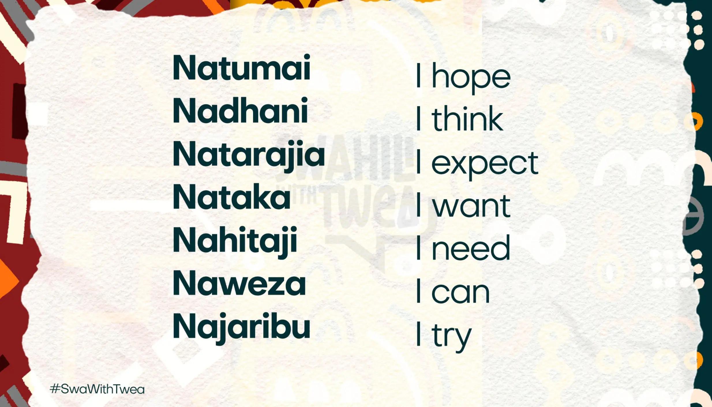 @Swahili With Twea