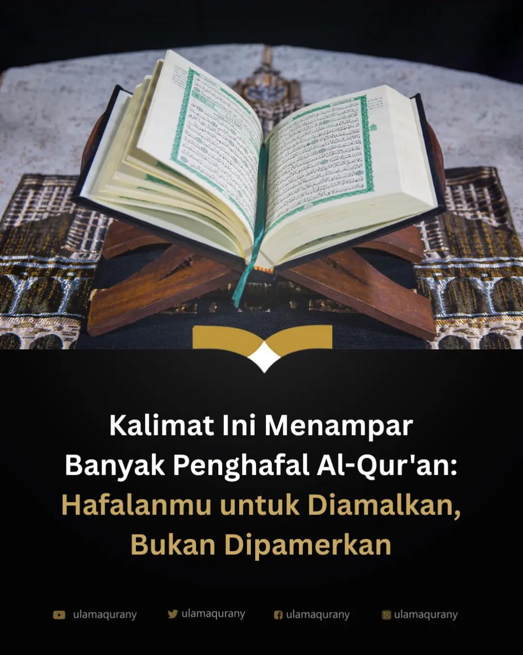 @Ulama Qurany