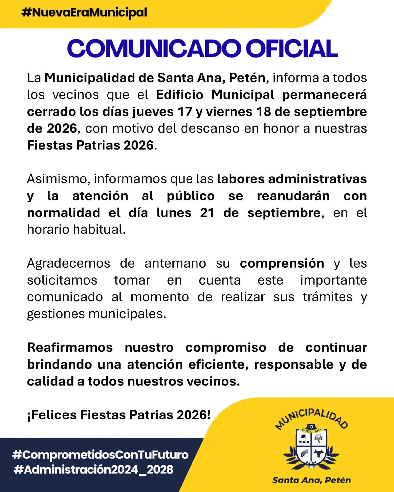 @Municipalidad Santa Ana, Petén