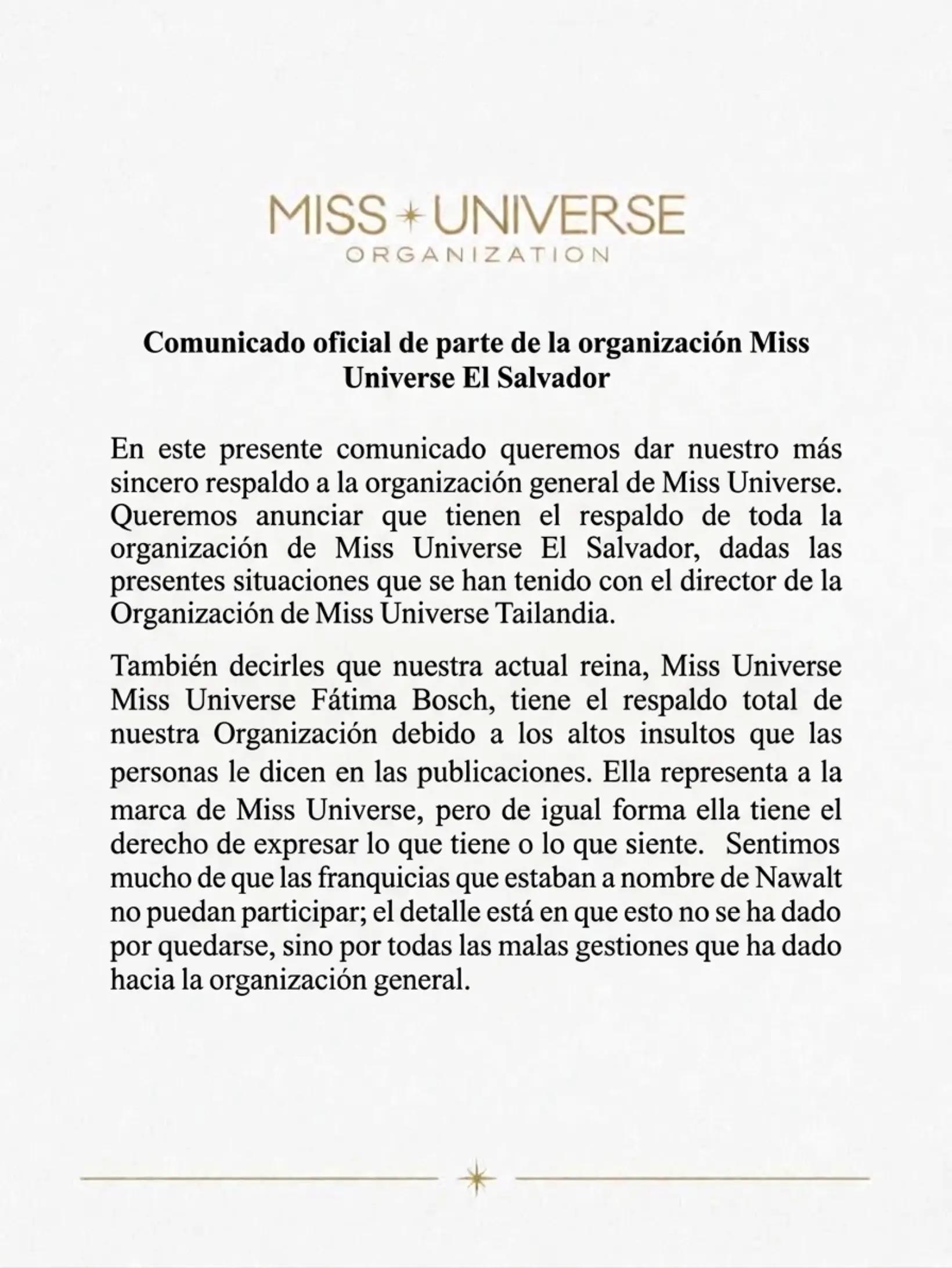 @Fans Miss universe El Salvador