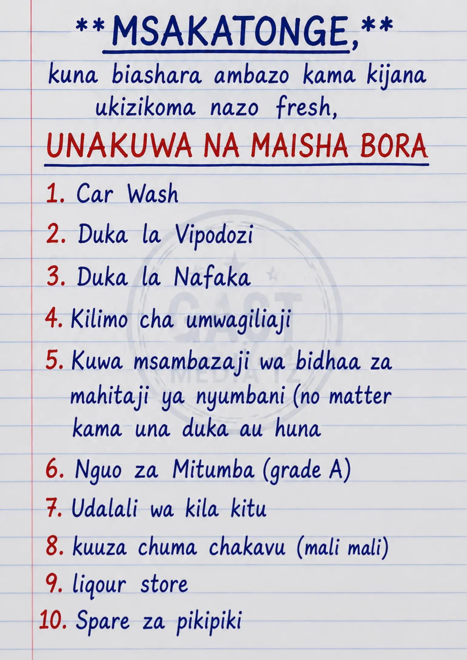 @GAST MEDIA TZ