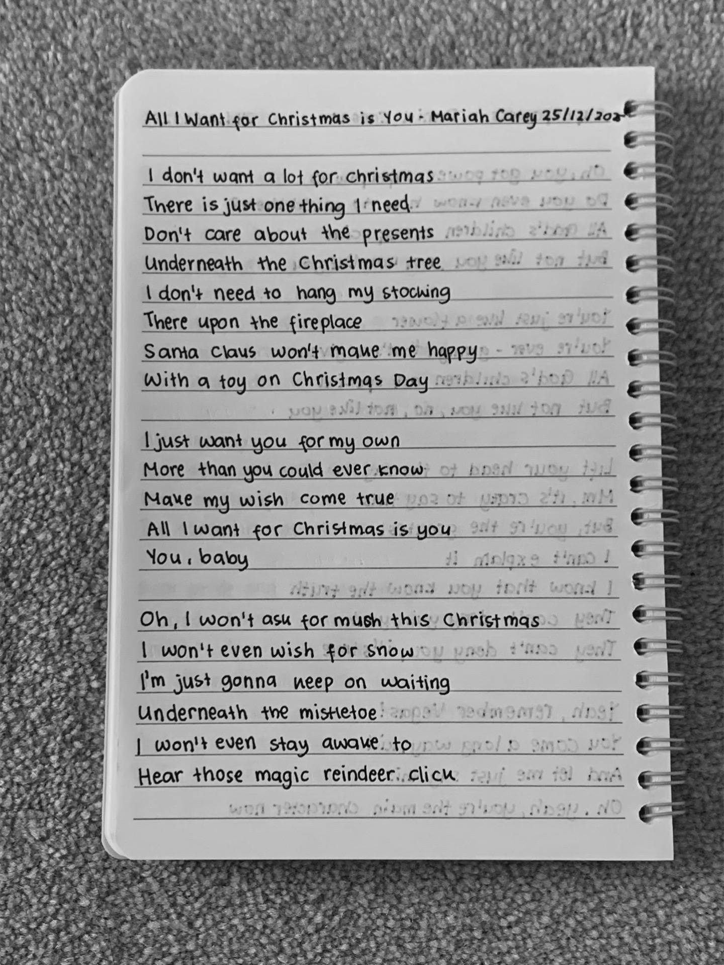 @handwriting lyrics