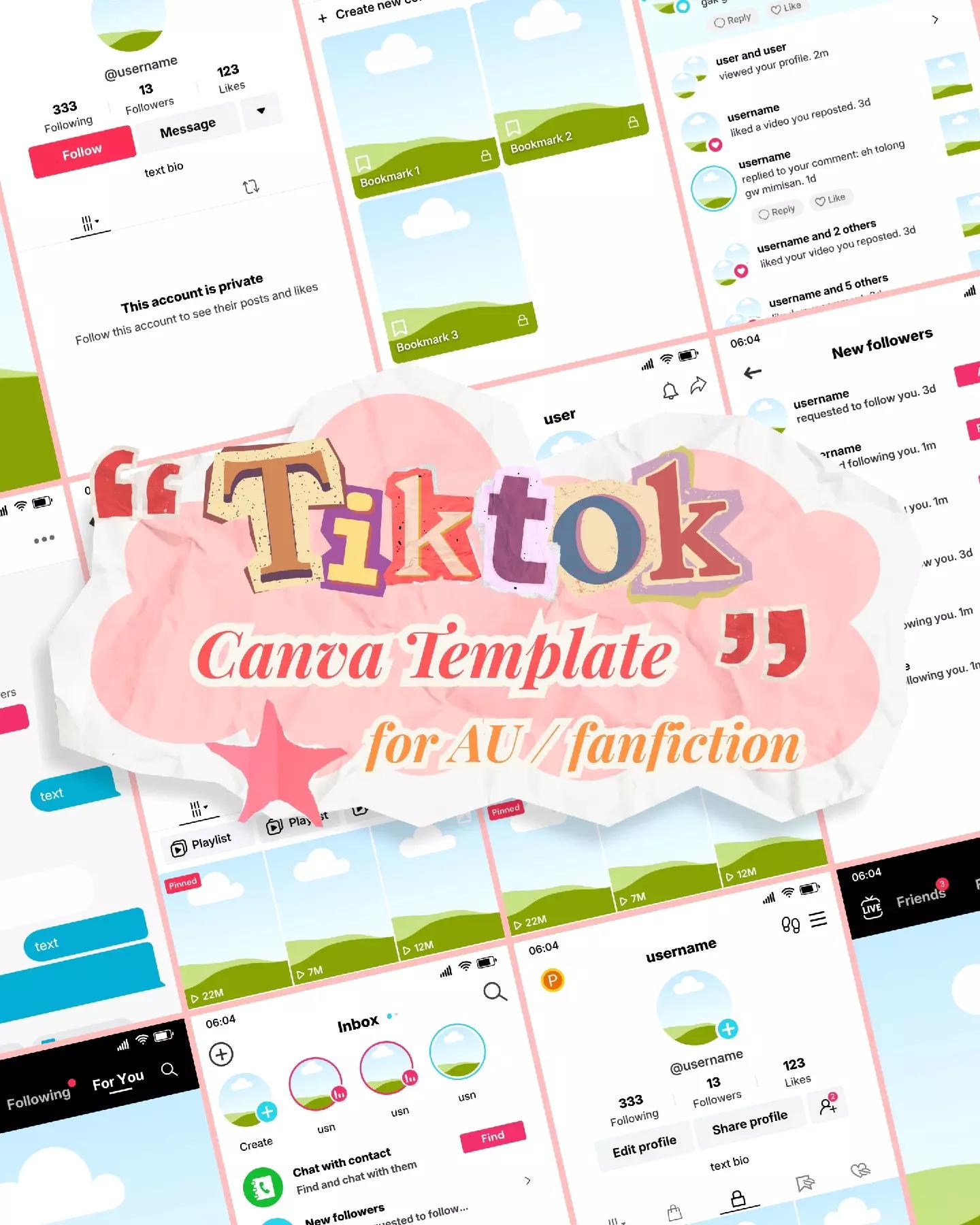 @custasea☀️ | template au canva