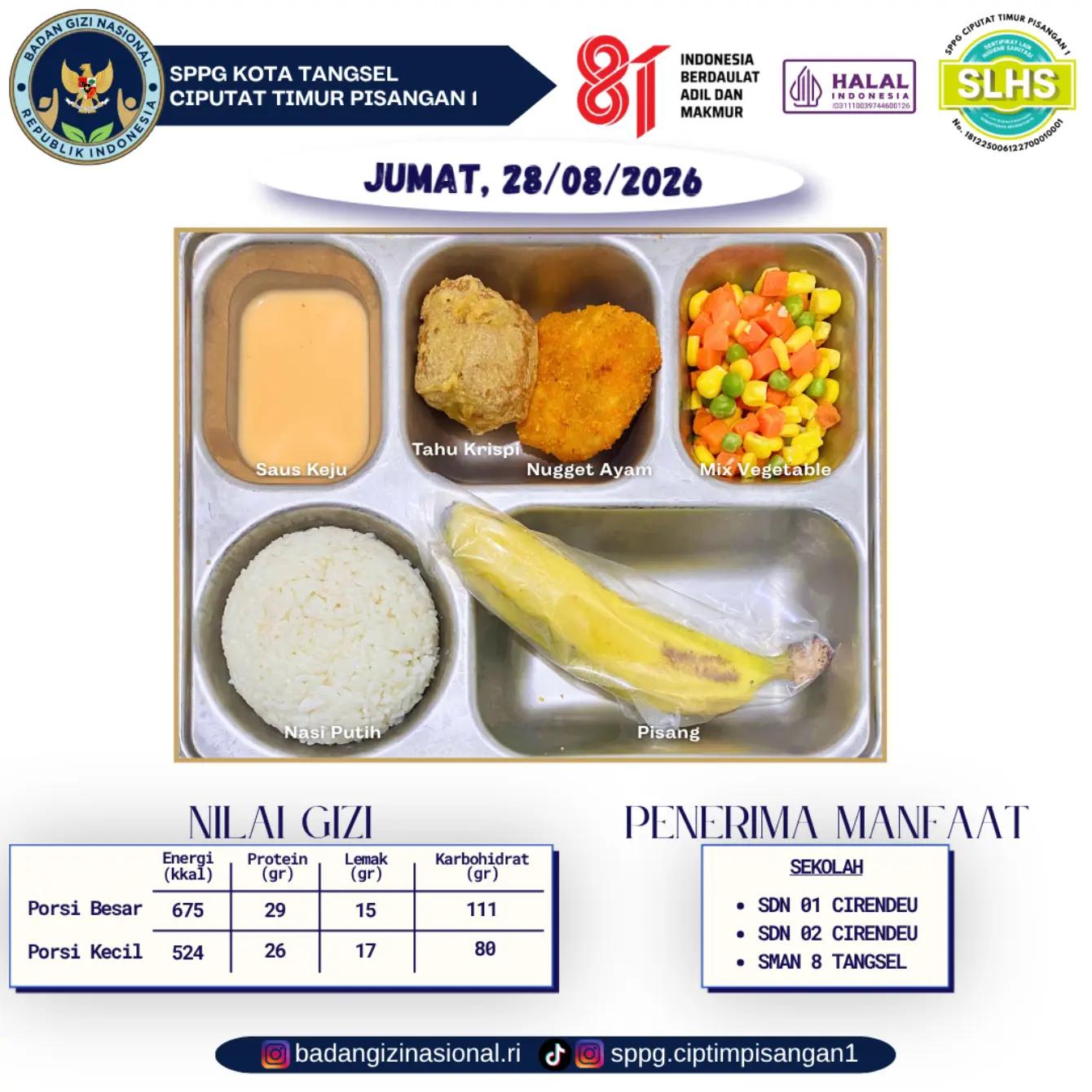 @SPPG CIPUTAT TIMUR PISANGAN 1