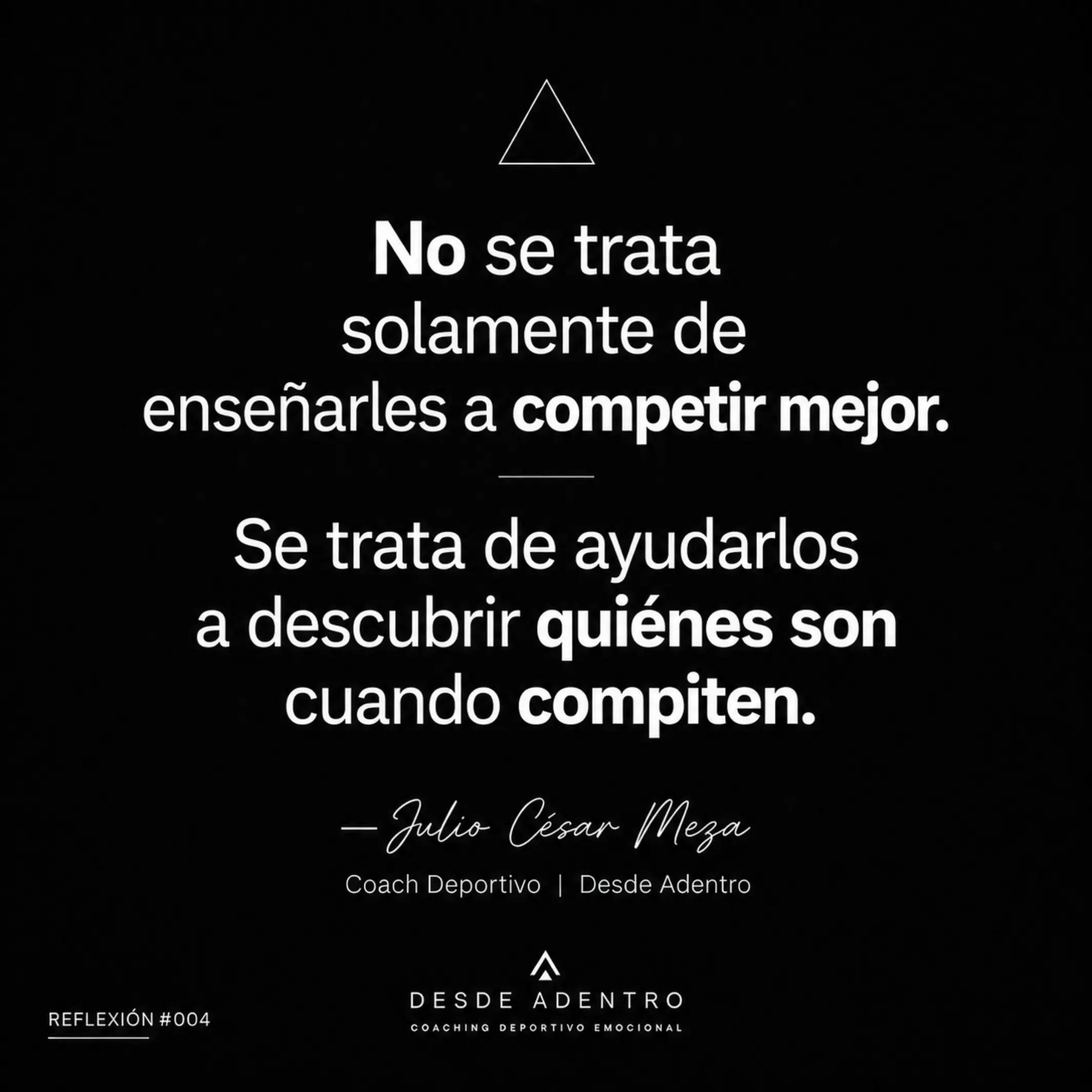 @Julio Meza coach deportivo