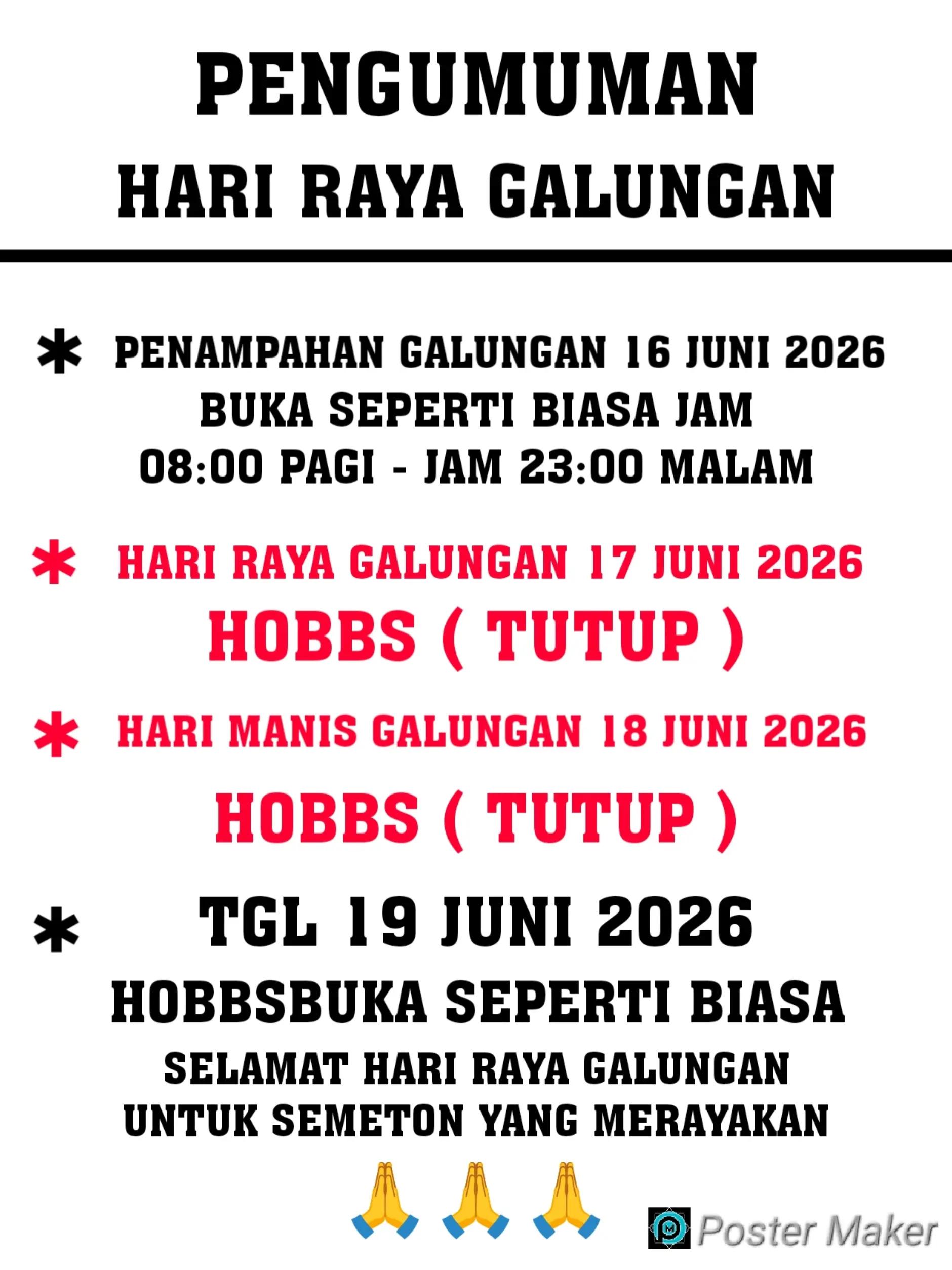 @HOBBS BALI GYM