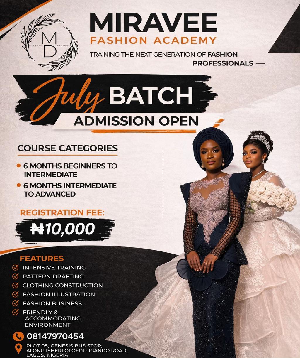 @MIRAVEE FASHION ACADEMY