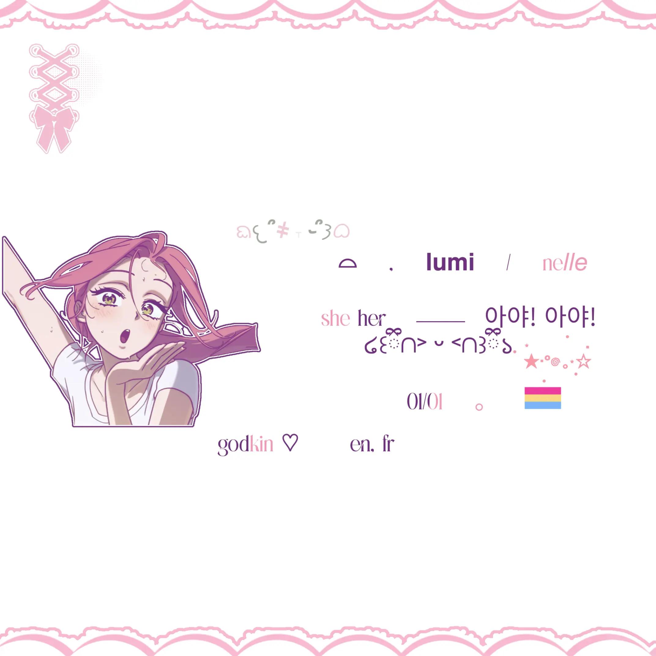 @๊ฐ . ๐ชป๐ชฝ ใ๐๐ผ๐
๐บ๐๐๐ โ ``