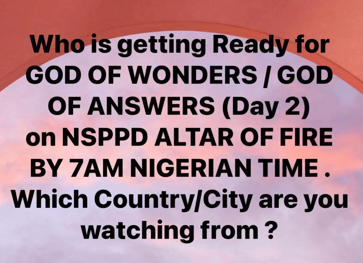 @Pastor Jerry Eze