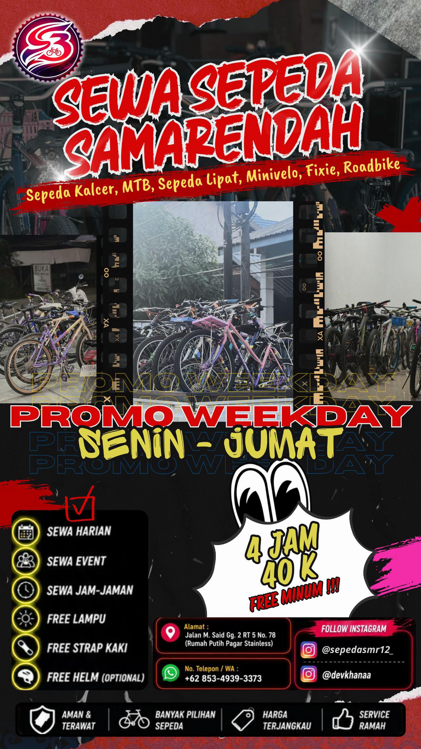 @SEWA SEPEDA SAMARINDA