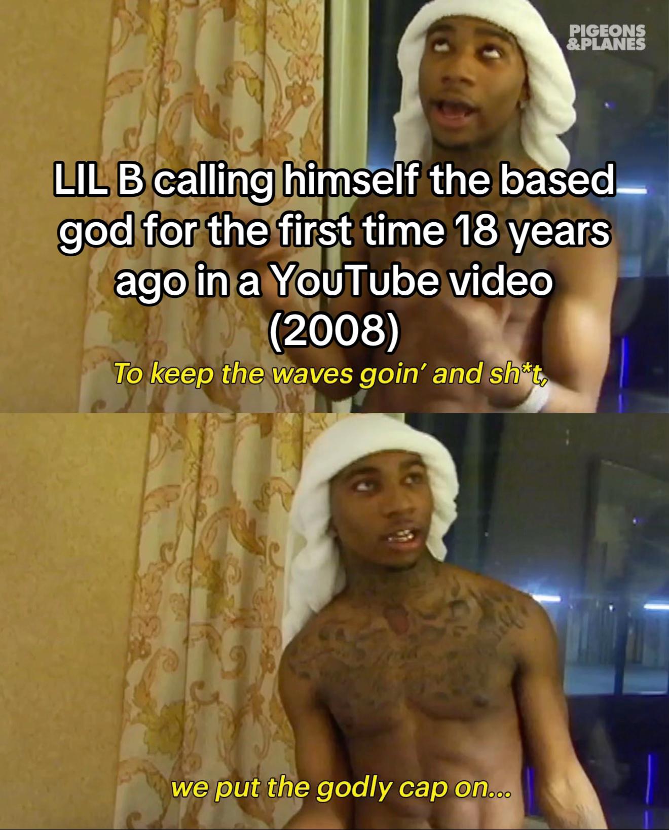 @Lil b the based god