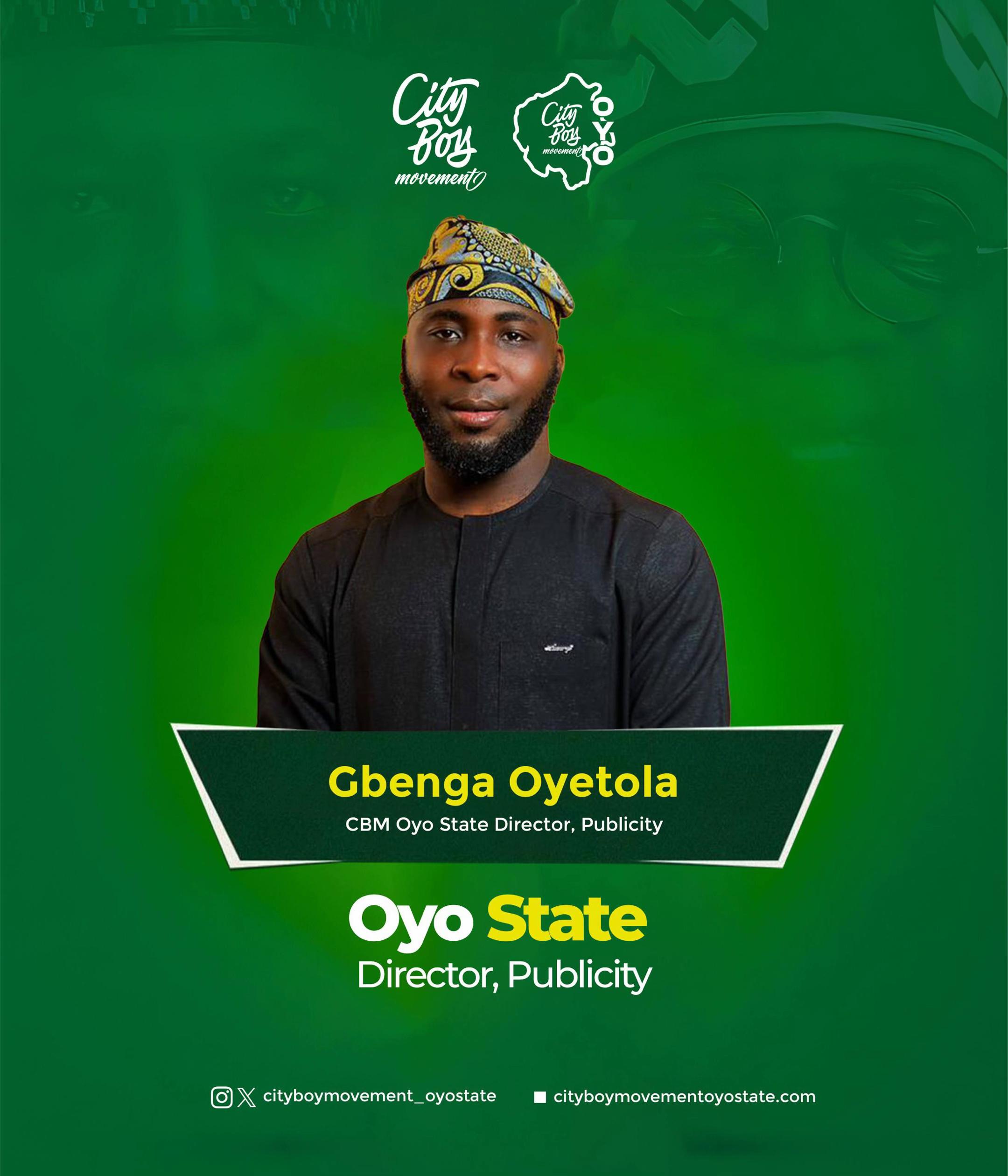 @Gbenga Oyetola
