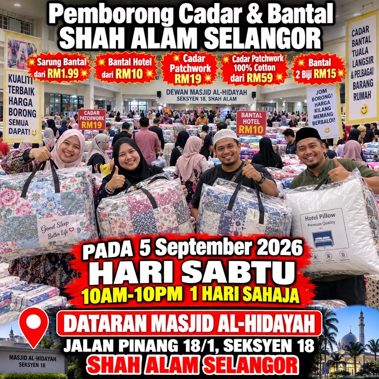 @Pemborong Cadar & Bantal