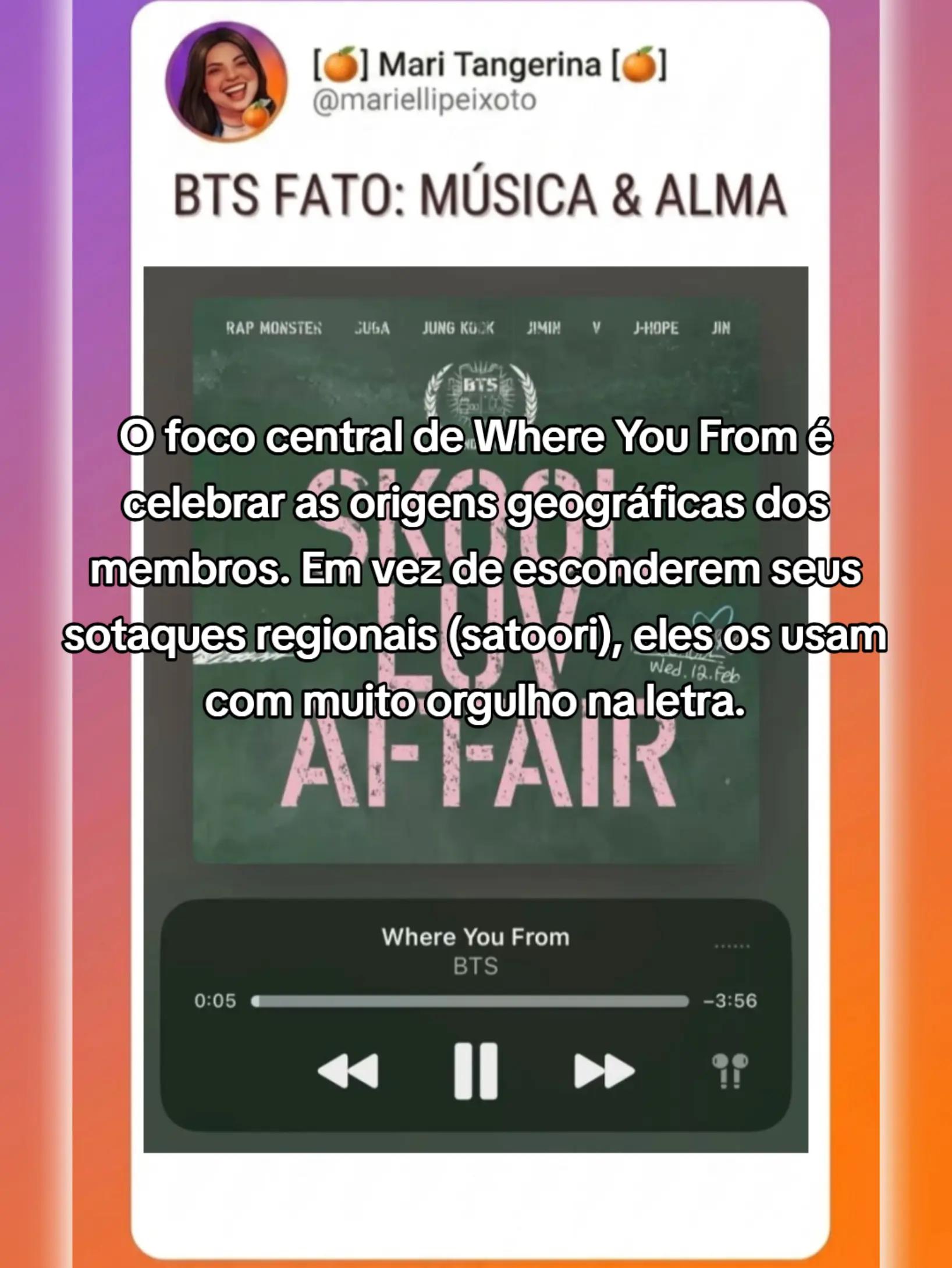 @Mari Tangerina Bts 🍊💜🎉