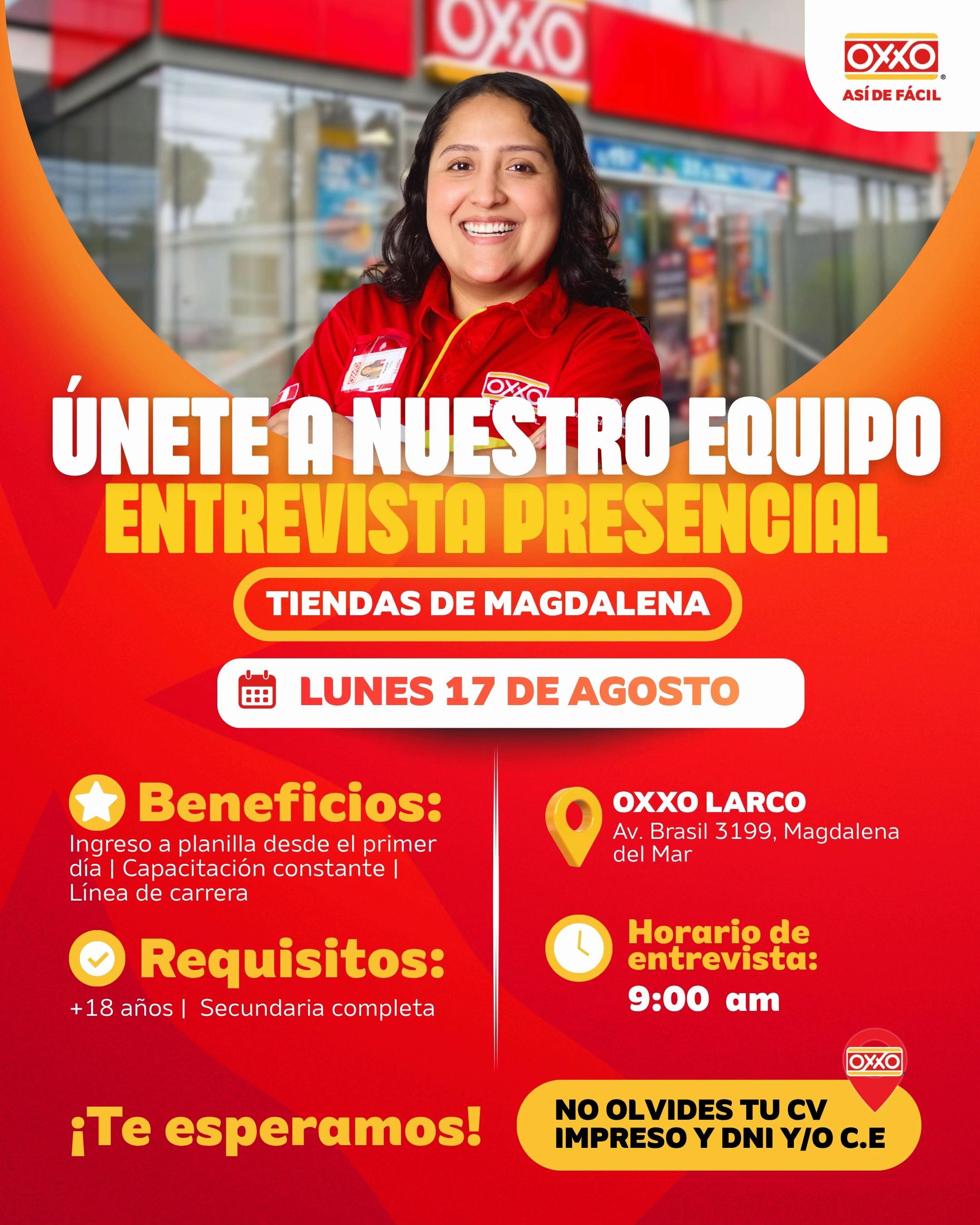 @Trabaja en OXXO Per&uacute;