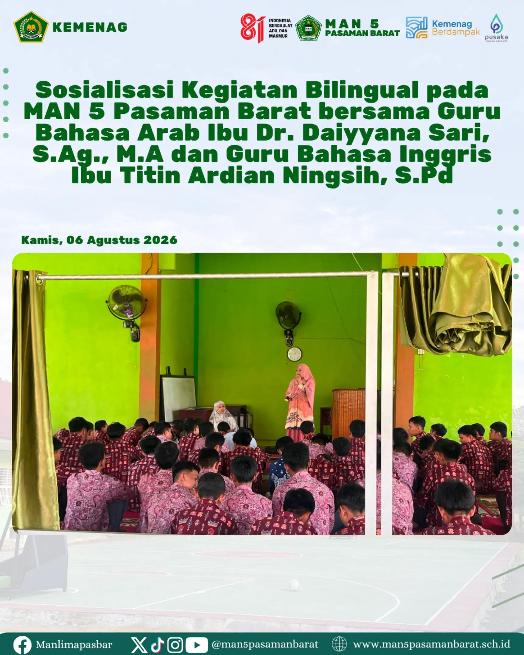 @MA Negeri 5 Pasaman Barat