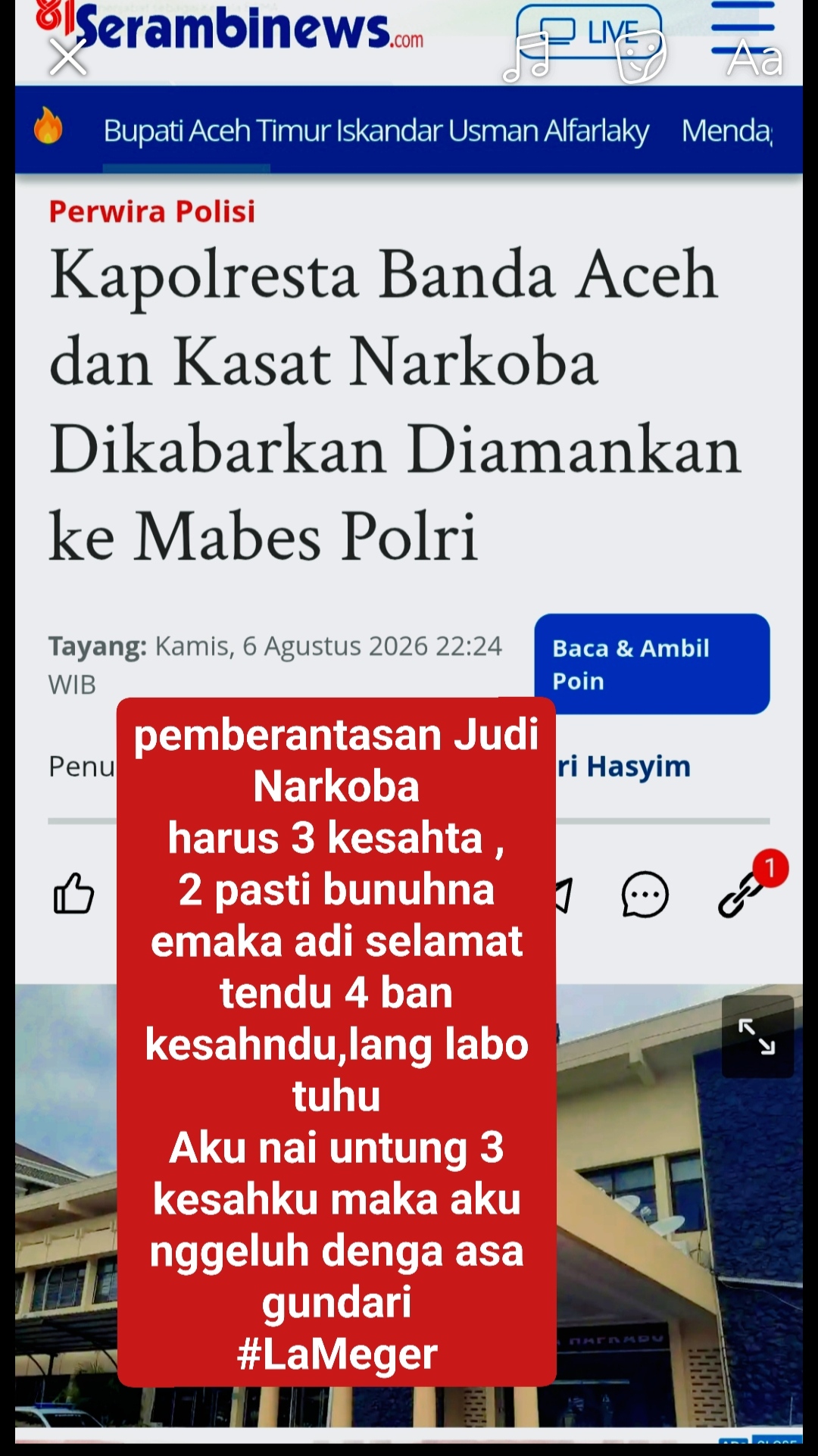 @Syarifin Bangun LA MEGER